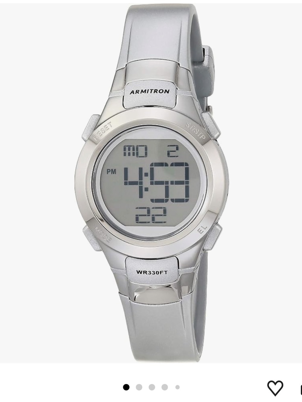 Armitron Sport Women's DigitalChronograph Resin StrapWatch, 45/7012 New